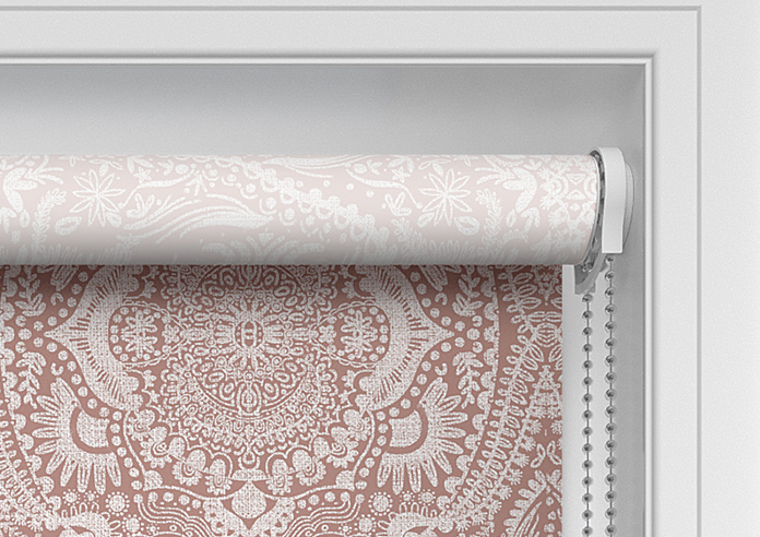 Tribe Mandala, Rust Orange - Twist&Fit Roller Blind - Image 11